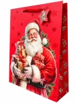 torebka na prezent świąteczna święty mikołaj v6