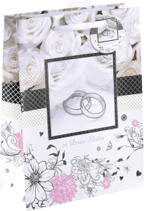 Torba prezentowa ślubna - rozmiar S