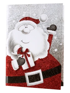 Karnet A5 grający 3D Boże Narodzenie