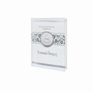 Karnet  grające Komunia 3D