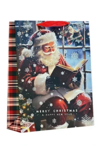 Torba prezentowa - Boże Narodzenie z Mikołajem TB-2M