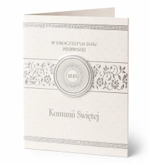 Kartka grająca I Komunia Święta V1