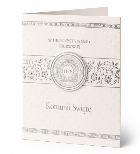 grająca kartka komunijna V1