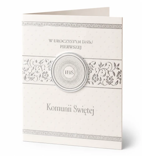 grająca kartka komunijna V1