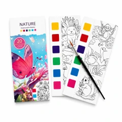 Kolorowanka wodna Natura V6