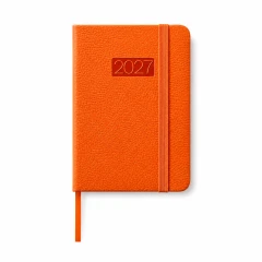KALENDARZ KSIĄŻKOWY TYGODNIOWY LUX KK‑1 LUX – POMARAŃCZOWY (80 × 110 MM)