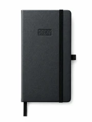KALENDARZ KSIĄŻKOWY TYGODNIOWY DLT LUX KK‑DLTL LUX – CZARNY (95 × 175 MM)