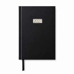 KALENDARZ KSIĄŻKOWY DZIENNY EKONOMICZNY KK‑A5DE – CZARNY (145 × 210 MM)