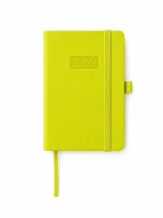 KALENDARZ KSIĄŻKOWY TYGODNIOWY FLEX KK‑1 – CYTRYNOWY (80 × 110 MM)