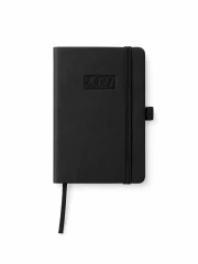 KALENDARZ KSIĄŻKOWY TYGODNIOWY FLEX KK‑1 – CZARNY (80 × 110 MM)
