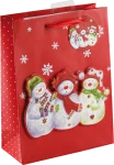 Torba prezentowa świąteczna 3D - rozmiar S