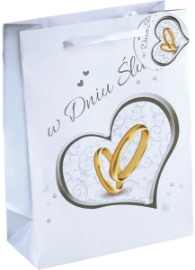 Torba prezentowa ślubna - rozmiar M